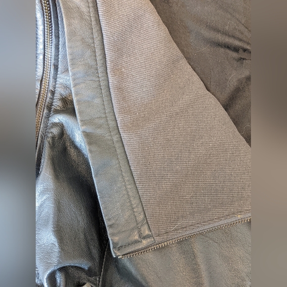 Guess by Marciano 2000s Vintage Grey Leather Jacket - Picture 8 of 16